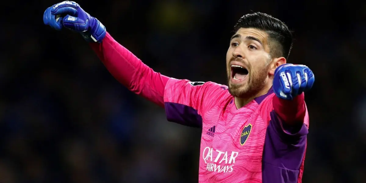 A falta de cinco minutos nos cobraron un penal y nuevamente apareció nuestro jugador estrella, Agustín Rossi