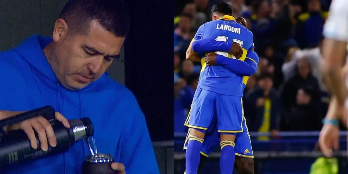 Al vicepresidente Xeneize se lo vio en el palco y además, utilizó una curiosa cábala que de momento, le sirvió para que Boca se lleve los tres puntos.