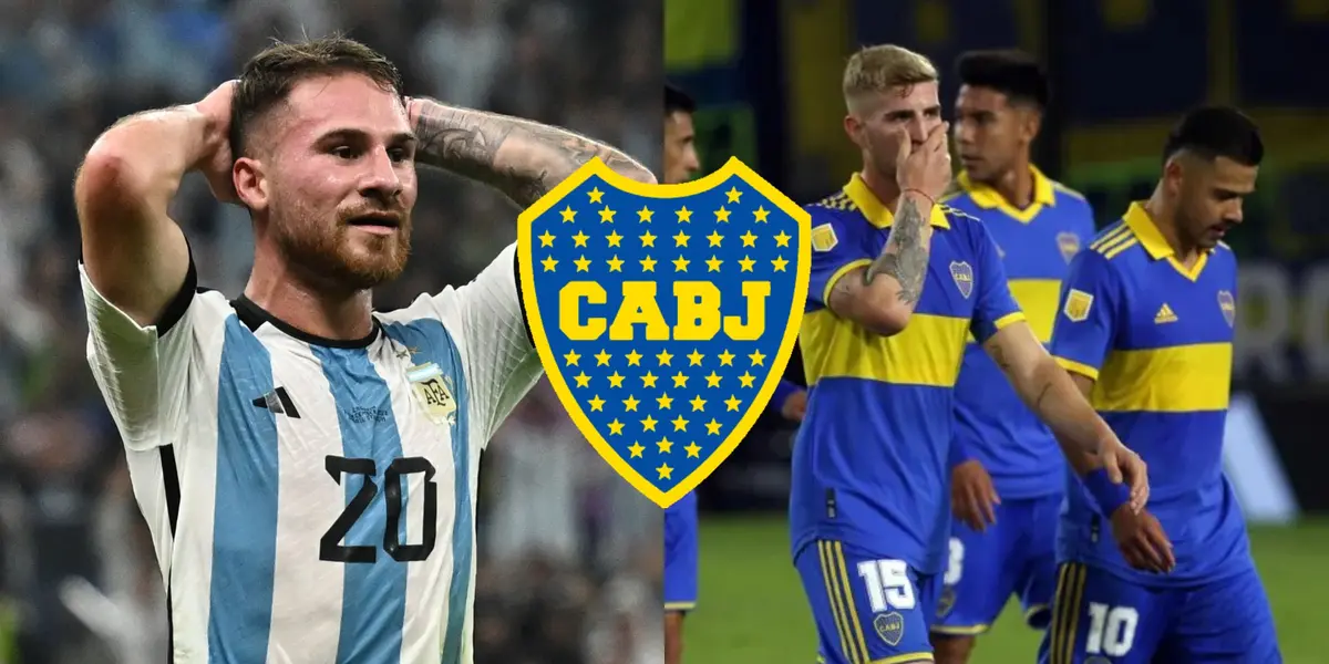 Alexis Mac Allister y su postura de regresar a Boca luego de presenciar el presente de Boca.