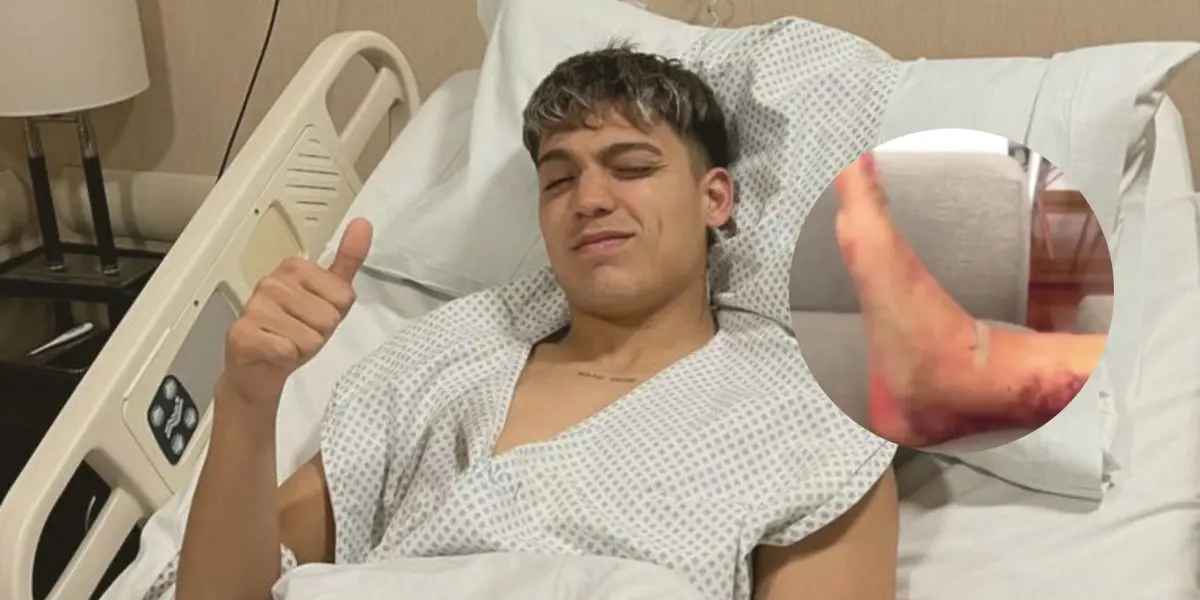 Desde el cuerpo médico Xeneize mostraron algunas imágenes de cómo va la recuperación del juvenil.