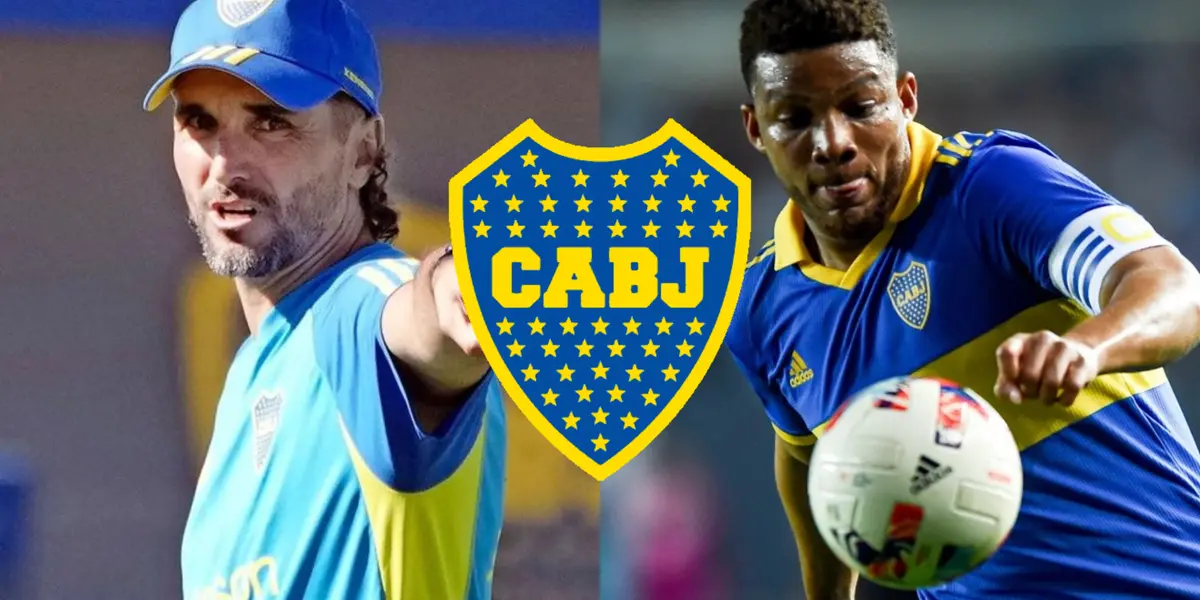 Diego Martínez dando indicaciones y a su lado Fabra con la pelota.