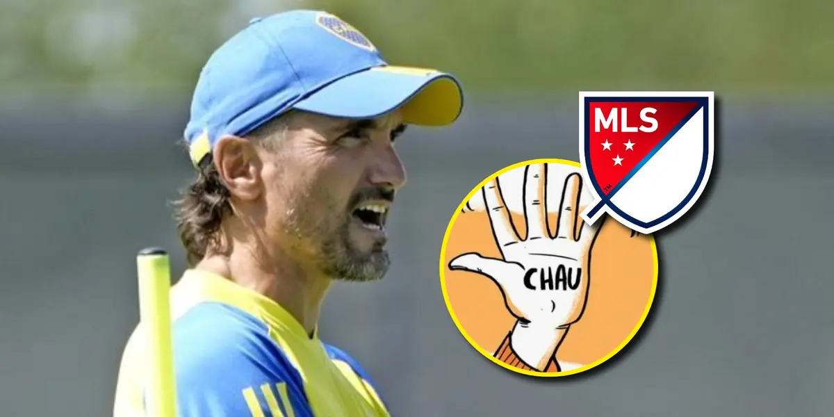 Diego Martínez, DT de Boca Juniors.