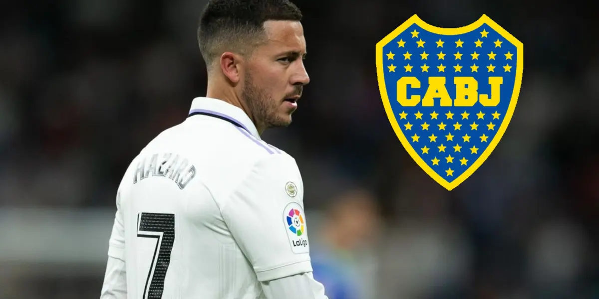 Eden Hazard se quedó sin club tras finalizar su contrato con Real Madrid. ¿Es Boca una opción?