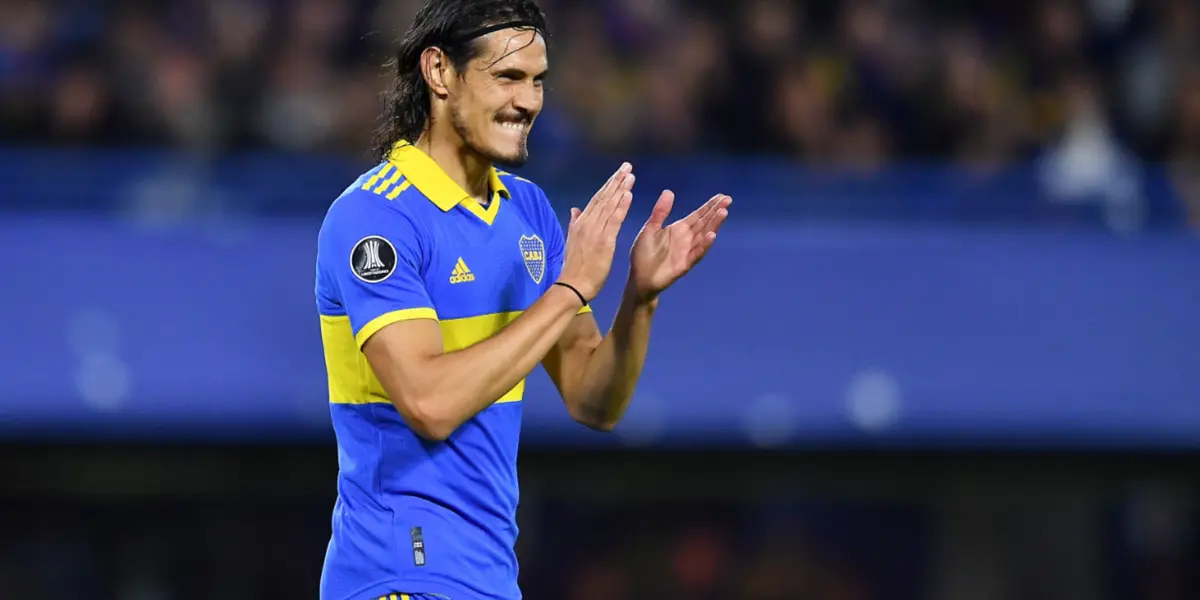 Edinson Cavani debutó en la Bombonera y demostró ser el nuevo líder de Boca Juniors.