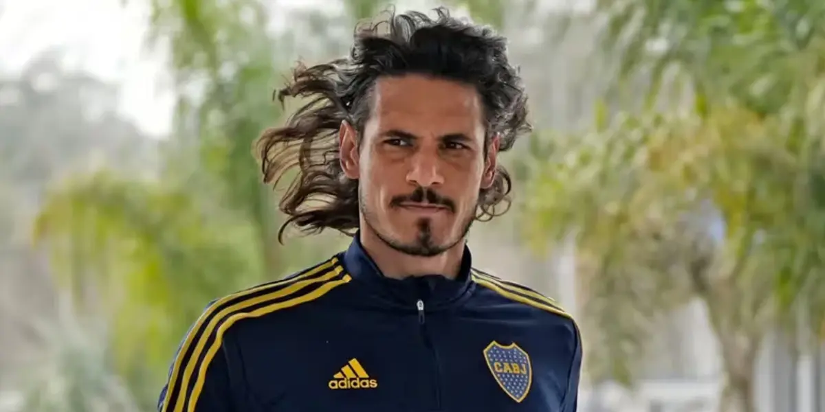 Edinson Cavani, figura de Boca Juniors.