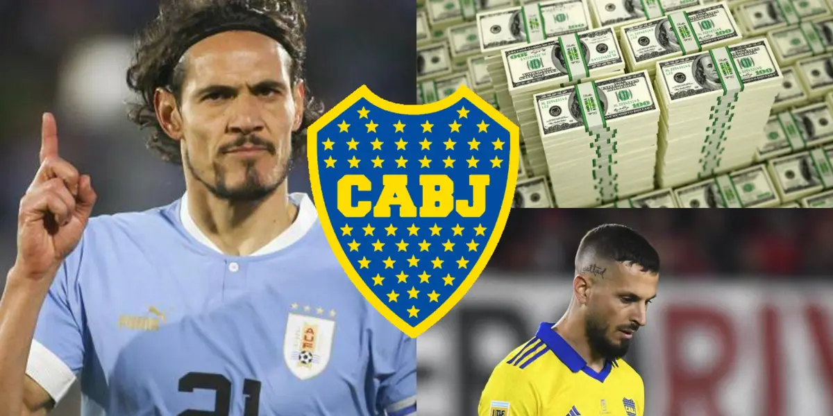 Edinson Cavani podría jugar en Boca Juniors y estarían dispuestos a ofrecerle un salario importante.