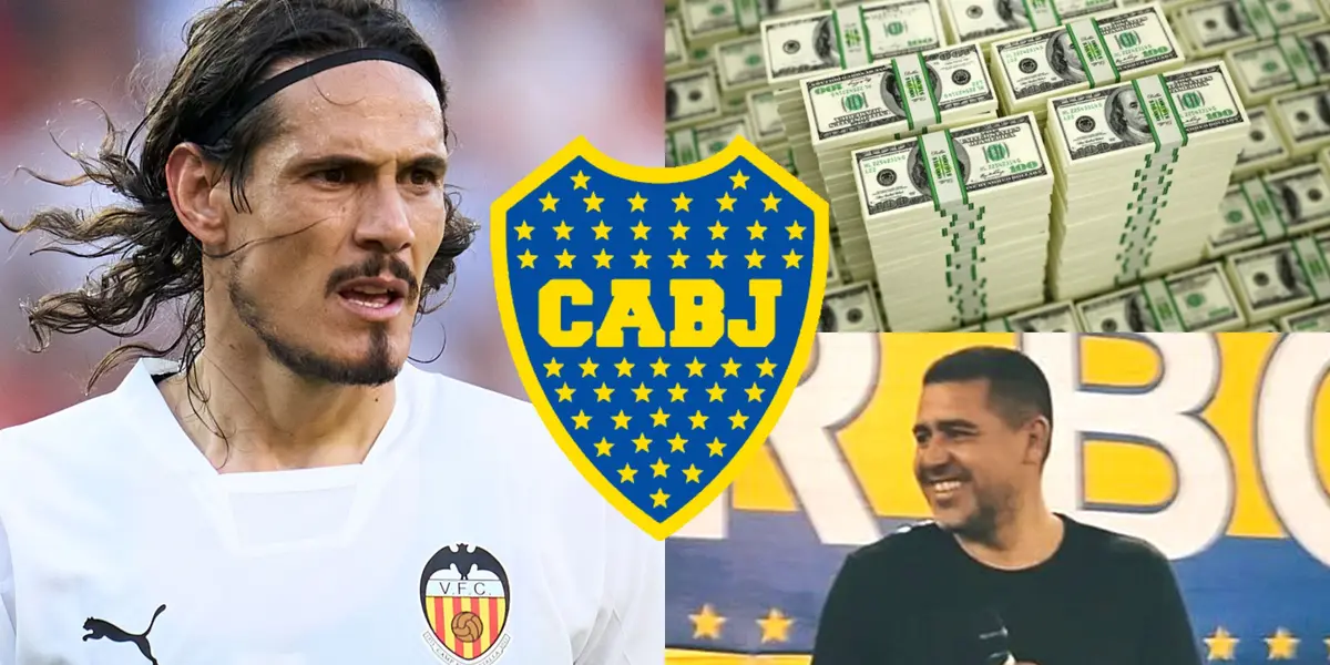 Edinson Cavani se encontraría cada vez más cerca de Boca Juniors y todo gracias a 3 millones de dólares.