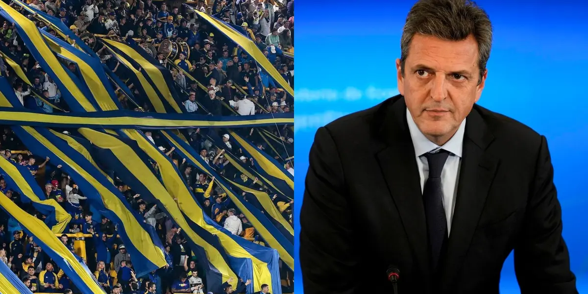 El actual Ministro de Economía y precandidato a Presidente de la Nación quiere ganarse al hincha de Boca y mirá lo que dijo.