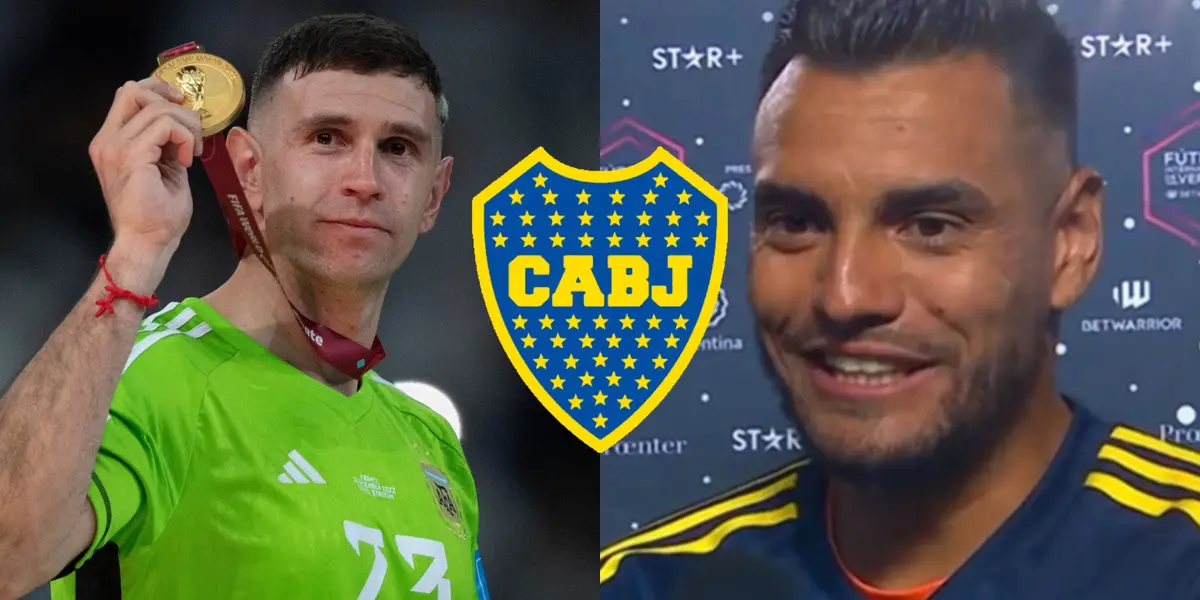 El arquero de la Selección Argentina campeona del mundo se revirió al actual guardameta xeneize.