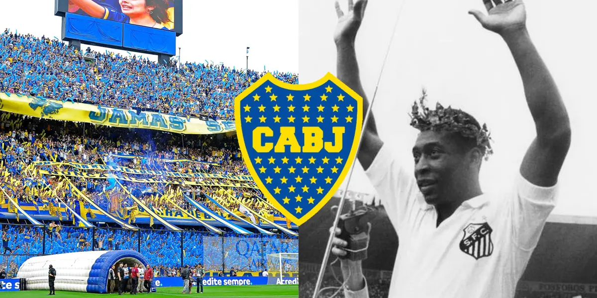 El astro brasileño fue respetado por toda la hinchada de Boca.