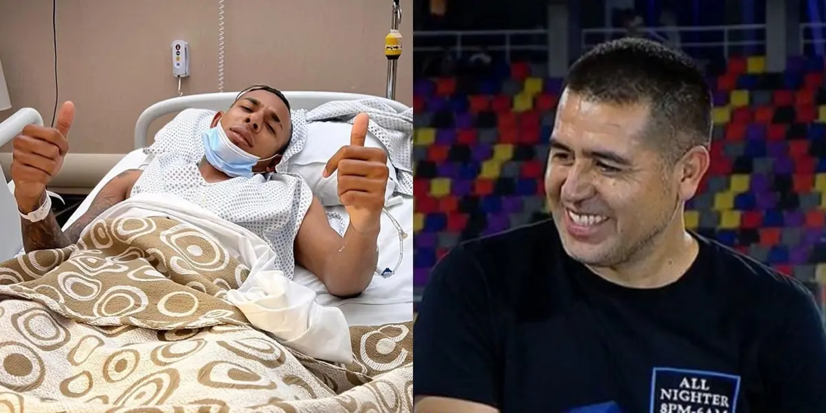 El delantero se encuentra rehabilitándose luego de haber sido operado de su rodilla y recibió un regalo especial por parte del vicepresidente. ¿Qué es?