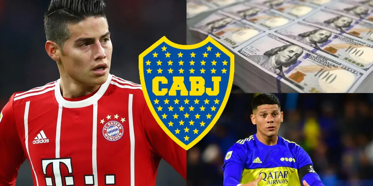 El dinero que Boca podría ofrecerle a James Rodríguez en caso de que sea ofrecido.