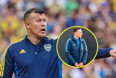 El DT xeneize infló el pecho y respondió a las declaraciones que había hecho el campeón del mundo.