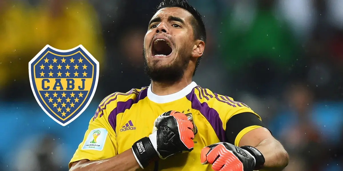 El exarquero de la Selección Argentina habló sobre el rumor de un posible arribo al club de la Ribera.