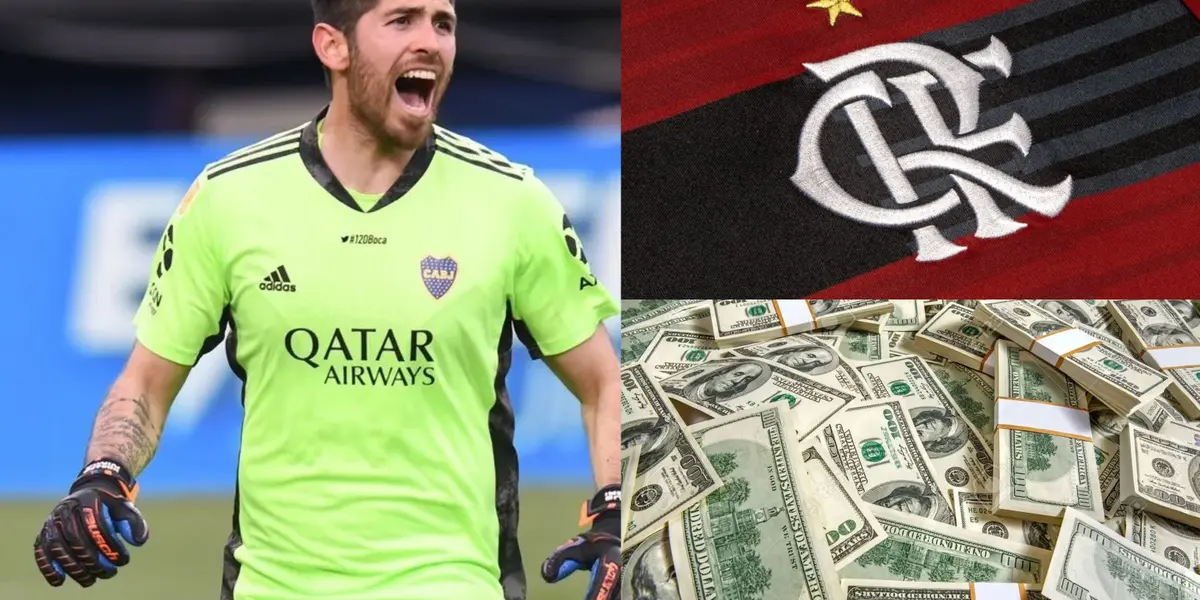 El guardameta del Xeneize está en la órbita del Fla y debido a una situación específica podría terminar arribando a tierras brasileñas.