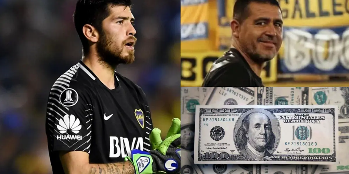 El guardameta del Xeneize sabe que tiene los días contados en el club y ya habrían ofrecido dinero por él, sin embargo, el club pide aún más.