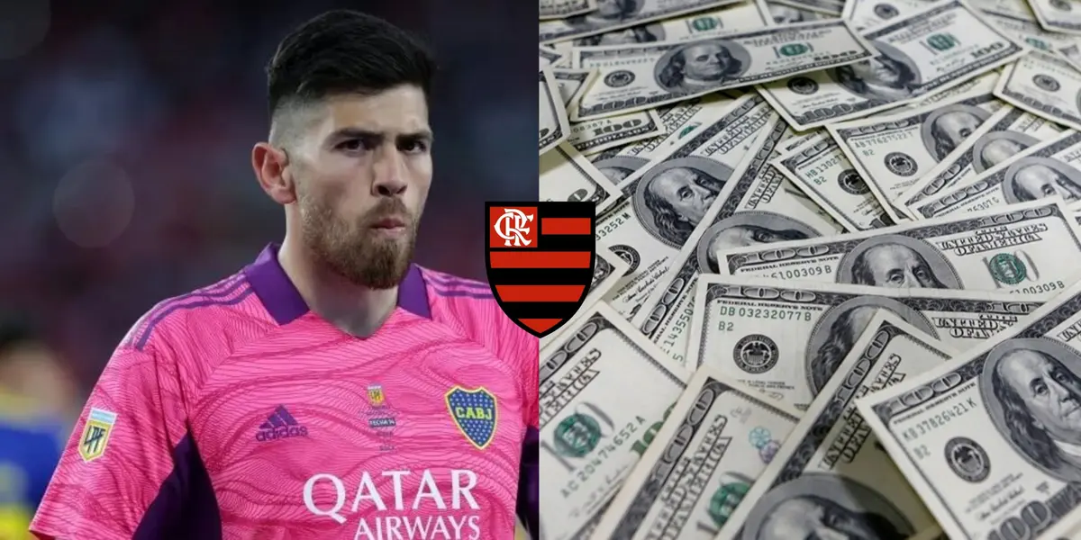 El guardameta titular indiscutible del Xeneize se encuentra con un pie afuera del club y el “Mengao” es uno de sus pretendientes. ¿Cuánto podría ganar allí?