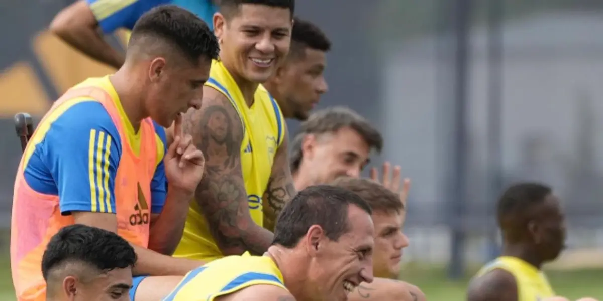 El jugador de Boca que se fue de la práctica.