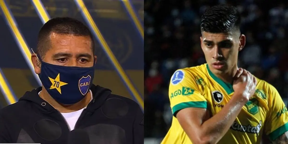 El jugador de Defensa y Justicia tenía muchas ganas de arribar al Xeneize, esto finalmente no se dio y así reaccionó.