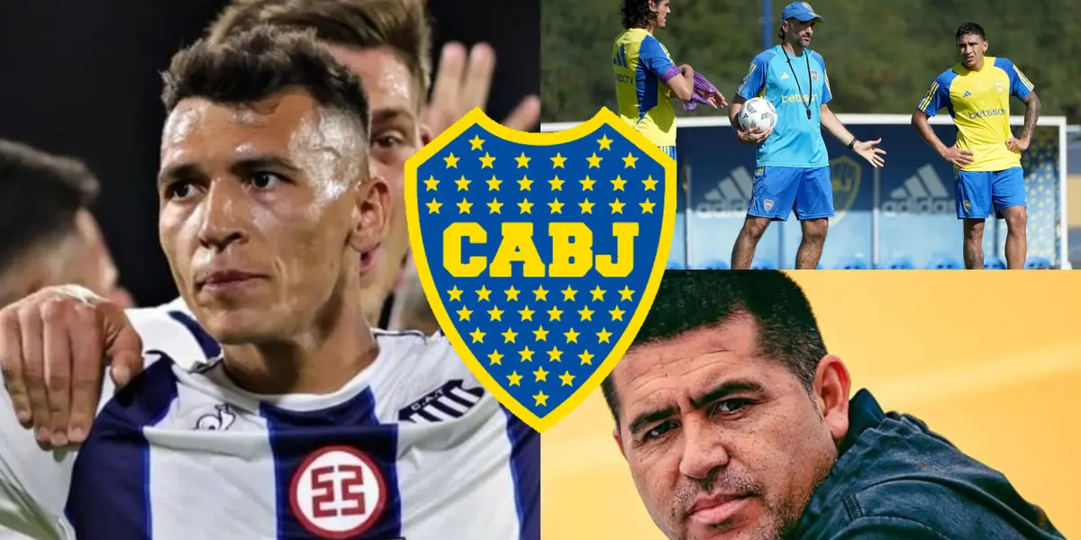 El jugador que da todo por llegar a Boca.