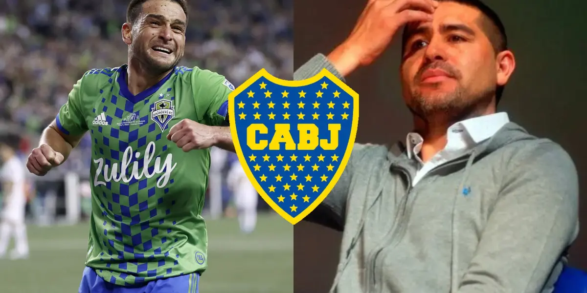 El mediocampista uruguayo le da una mala noticia a Riquelme.