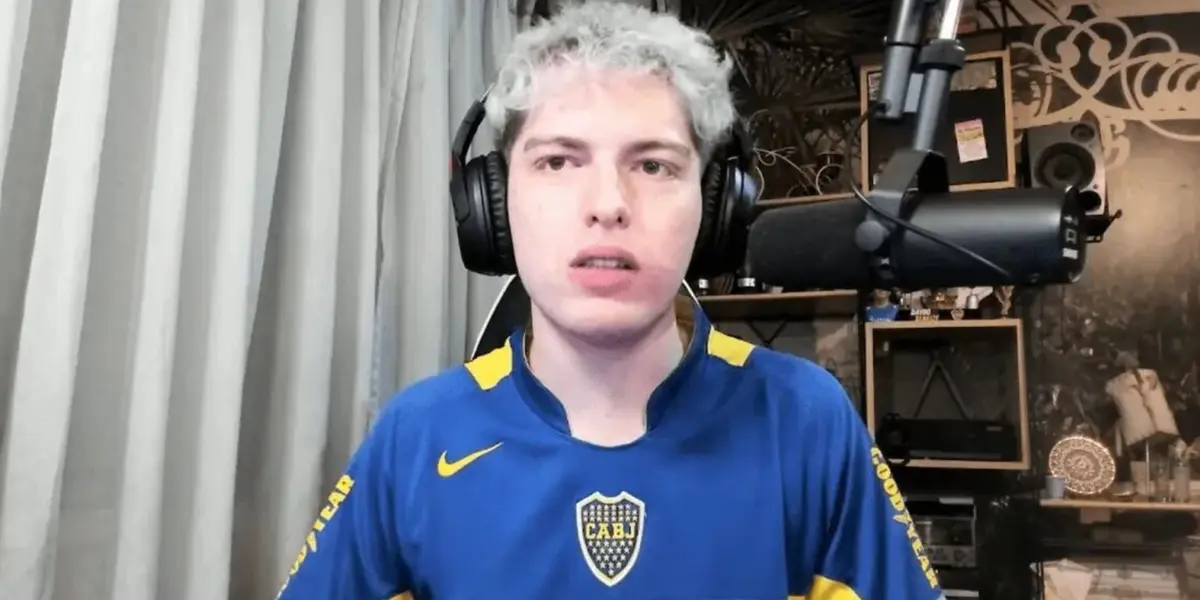El reconocido streamer argentino lanzó una predicción de cómo saldrá el partido de ida entre Boca y Palmeiras en la Bombonera.