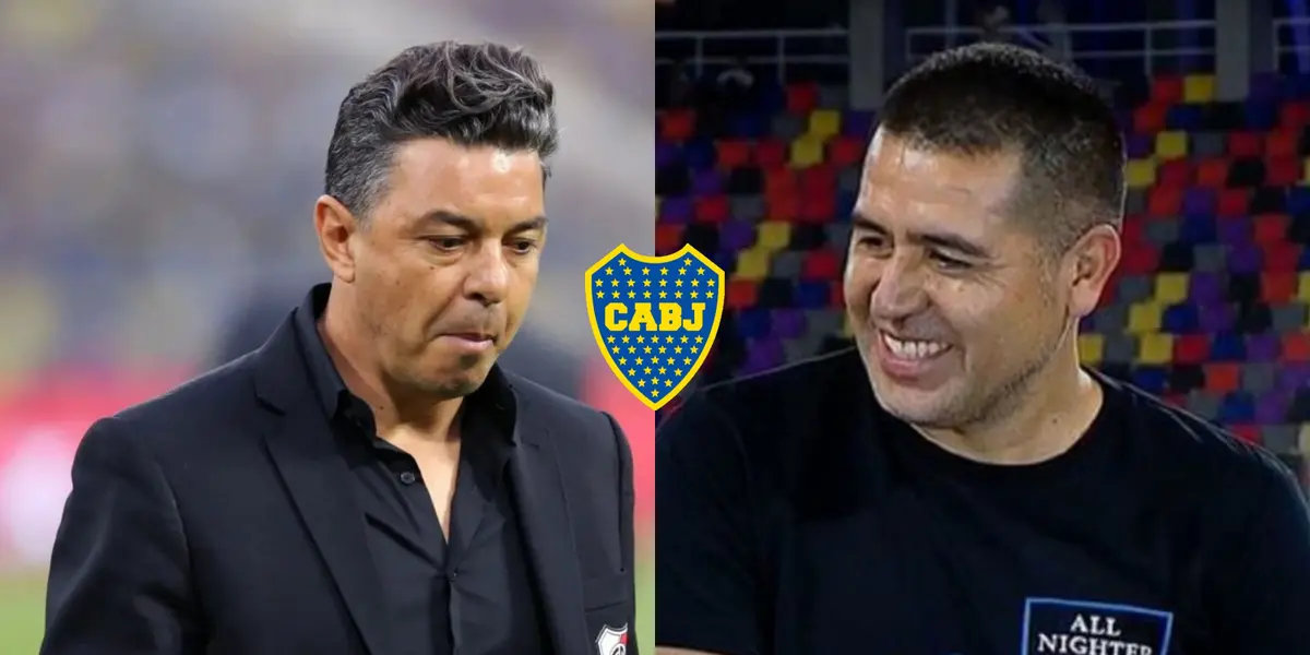 El técnico del Millonario volvió a caer con Riquelme a la cabeza del club y la paternidad vuelve a la normalidad.