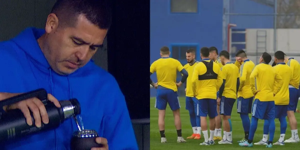 El vicepresidente del Xeneize volvió a utilizar un recurso de la semana pasada y algunos ya lo catalogan como una nueva cábala.