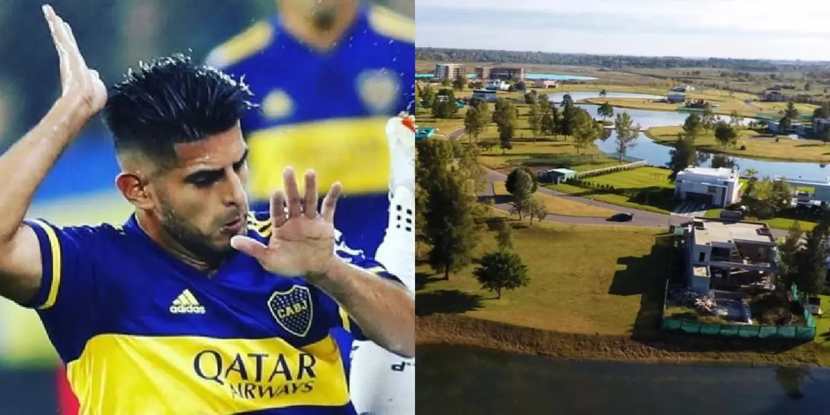 El zaguero central de Boca goza de una vida tranquila en el club de campo Terralagos en el sur de Buenos Aires, sin embargo, podría perder su gran mansión.