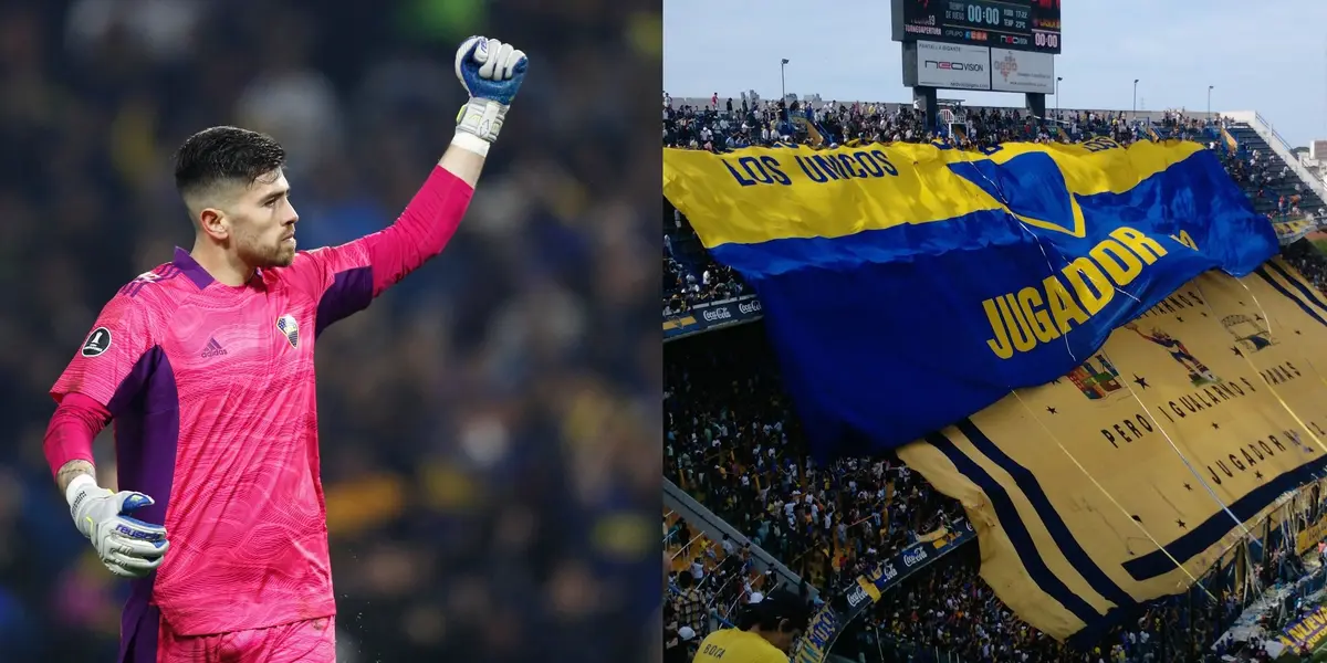 En la previa del partido del Xeneize ante Platense, los fanáticos azul y oro dejaron en claro su amor por el arquero con un grandioso gesto.