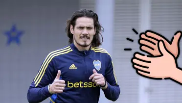 Esta joya del equipo xeneize recibió elogios por parte de sus compañeros.