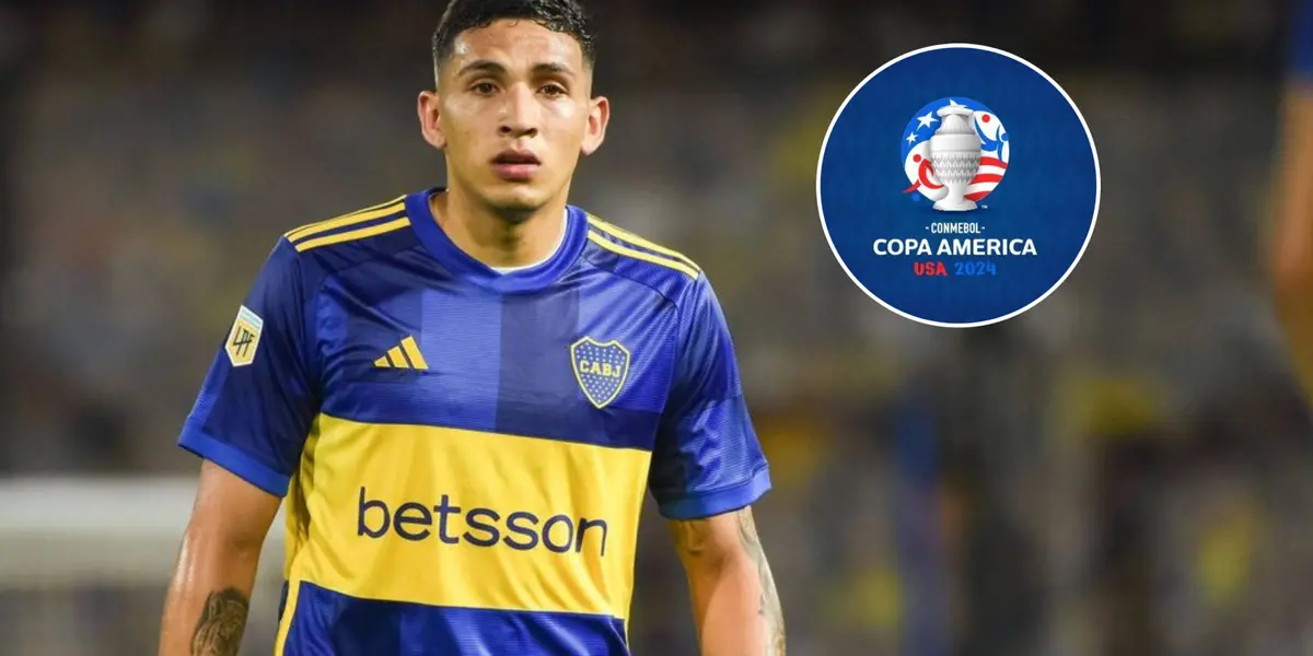 Ezequiel Fernández con la camiseta de Boca.