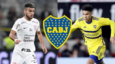 Fausto Vera en Corinthians junto a Pol Fernández.