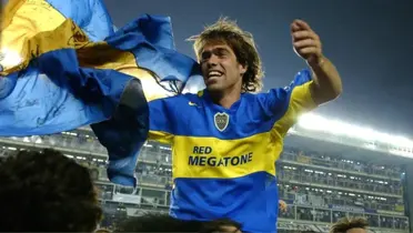 Federico Insúa en el año 2005, durante su primer paso por Boca Juniors.