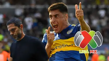 Fernando Gago - Miguel Merentiel (Foto: Boca Juniors)