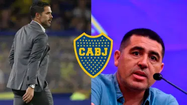 Fernando Gago y Juan Román Riquelme