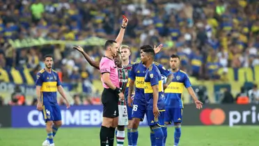 Frank Fabra expulsado en la final de la Copa Libertadores 2023 (Getty Images)
