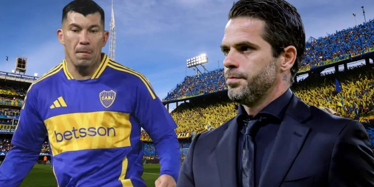 Gary Medel y Fernando Gago (Foto tomada de: Boca Juniors/Radio Centro/TNT)