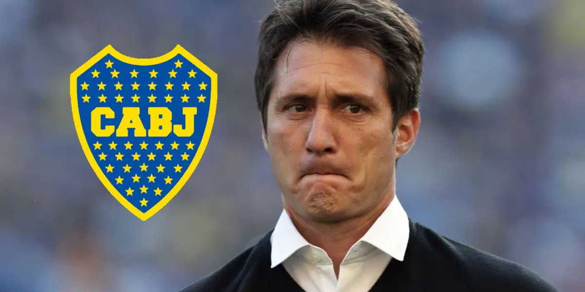 Guillermo Barros Schelotto vistien un suéter.