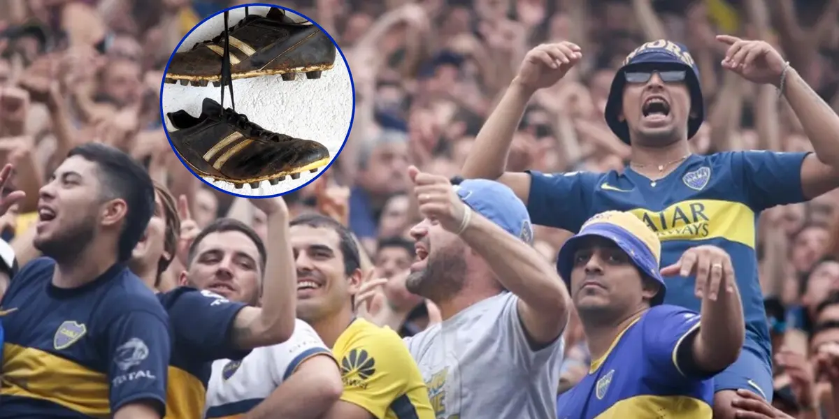 Hinchas de Boca alentando al equipo en la Bombonera.