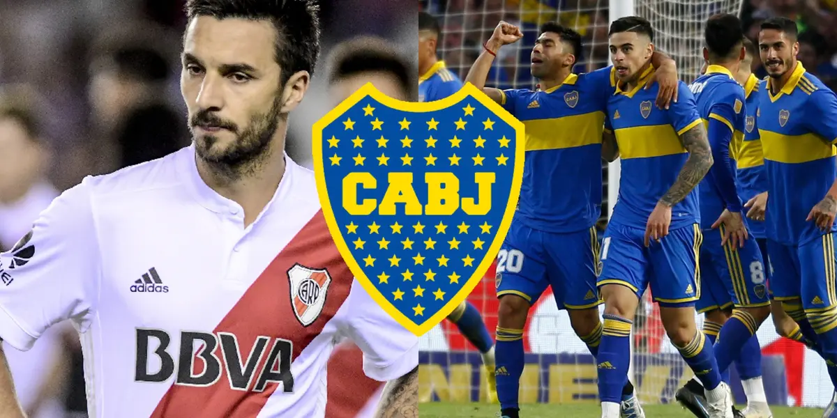 Ignacio Scocco no quiere aceptar que Boca Juniors es el mejor equipo del fútbol argentino.