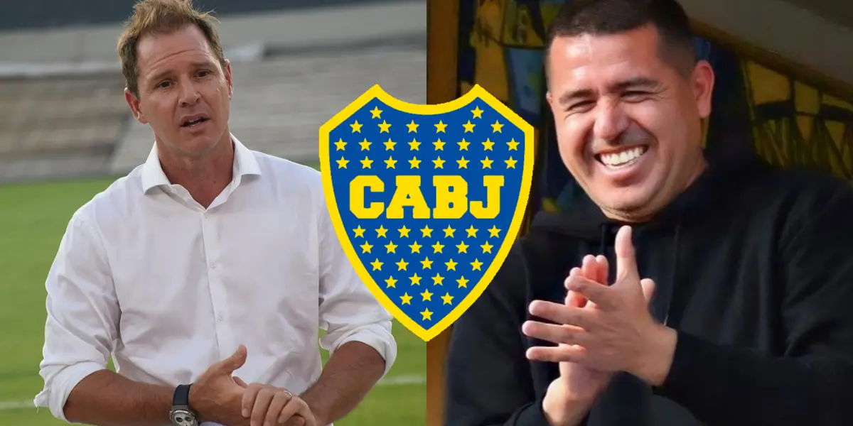 Jorge Brito y Juan Román Riquelme riéndose.