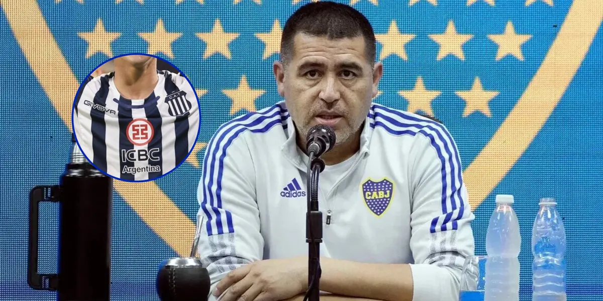 Juan Román Riquelme en conferencia de prensa de Boca.