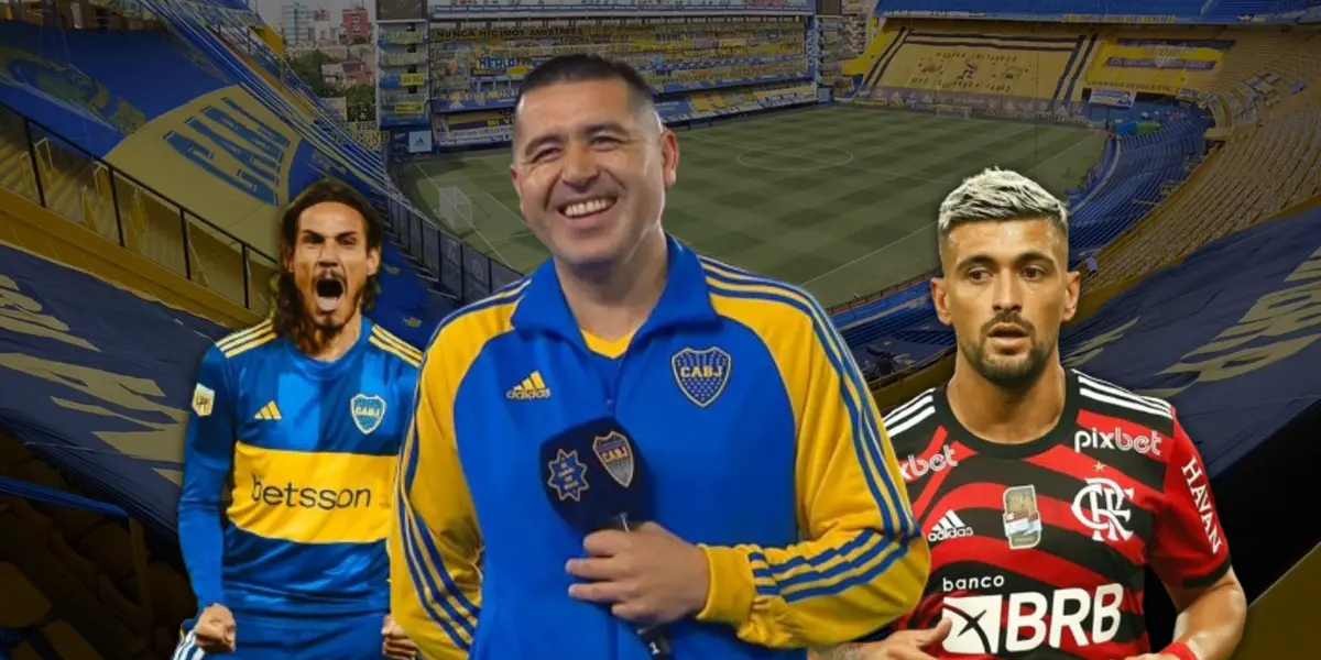 Juan Román Riquelme quiere a De Arrascaeta para rodear a CAvani.