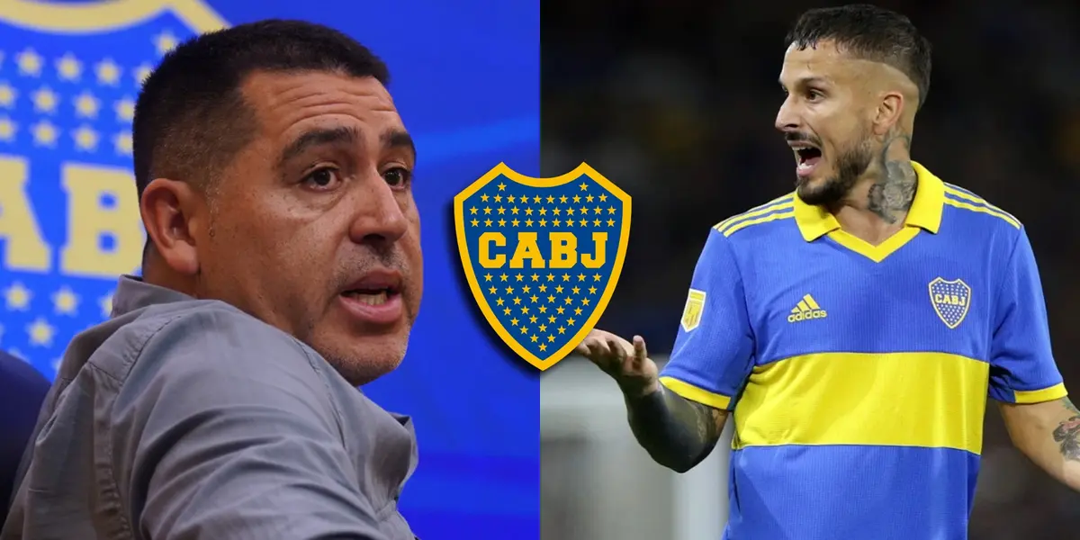 Juan Román Riquelme y Darío Benedetto.