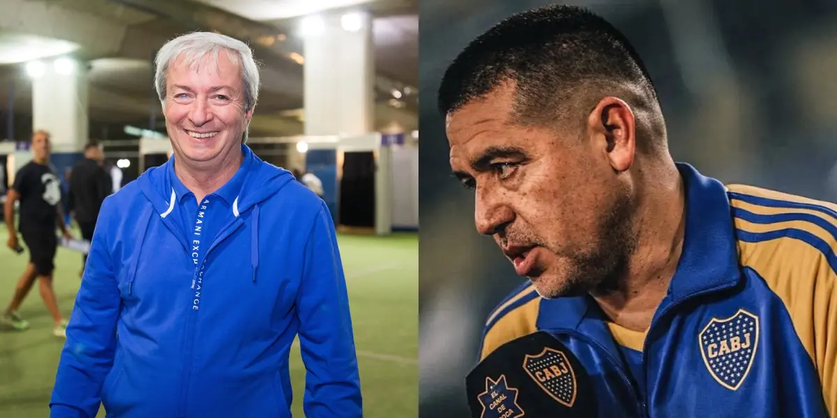 Juan Román Riquelme y Fabián Berlanga