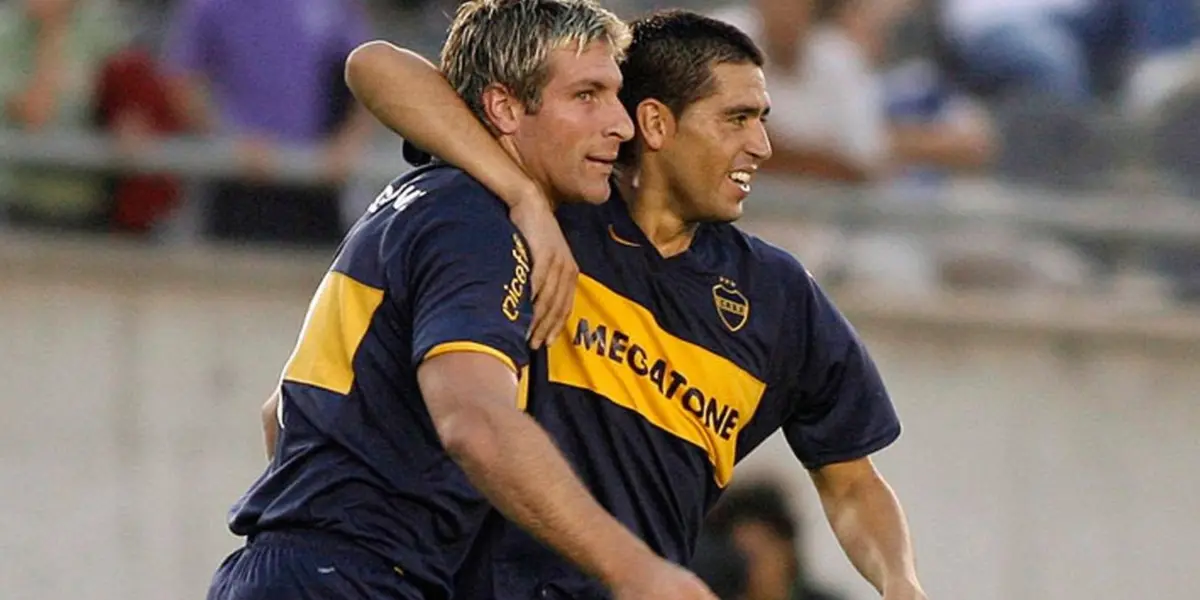 Juan Román Riquelme y Martín Palermo