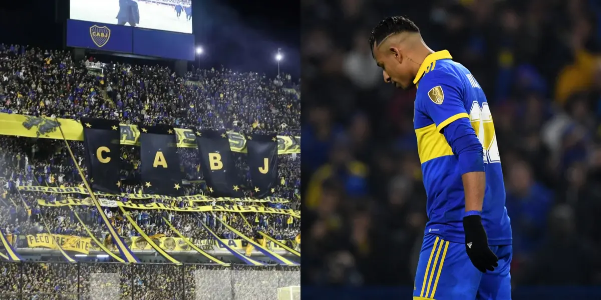 La hinchada del Xeneize esperó con ansias su regreso de la lesión, pero ayer no pinchó ni cortó dentro del campo.