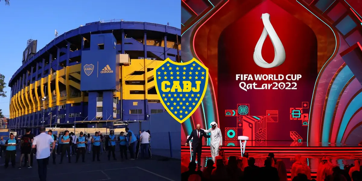 La inauguración de la Copa del Mundo atrapó a miles de personas, excepto a un ídolo del Xeneize que estuvo en el lugar de los hechos.