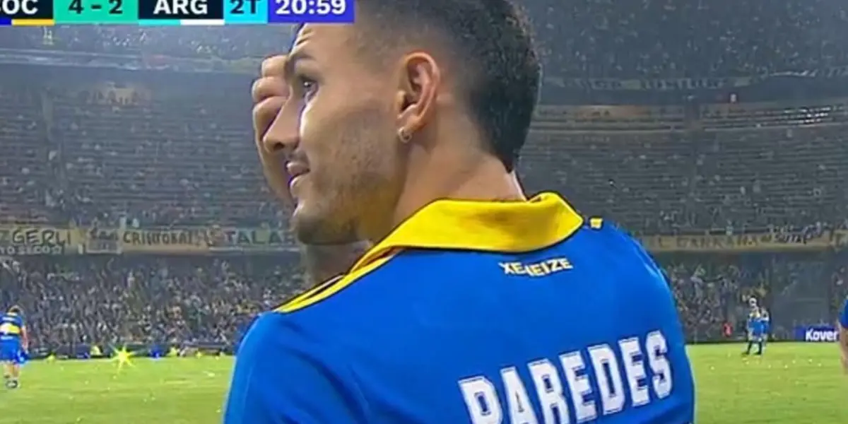 Leandro Paredes se vistió de azul y oro y mencionó la posibilidad de regresar al club en un futuro cercano.